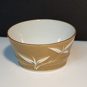 Unique Ceramic Bowl Bamboo Leaves Angled Bowl